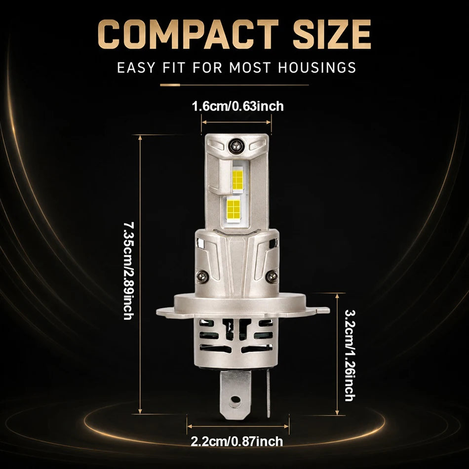OSRAM Original FLASH LED H4 H19 Car Headlight Bulb P43t PU43