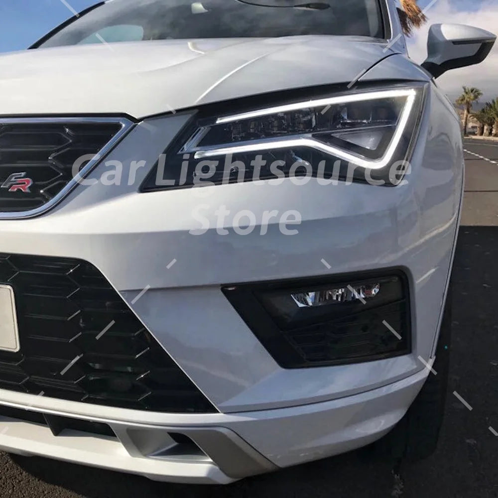 DRL LED Boards Angel Eye Lightsource For SEAT Ateca Cupra 2016-2019 Headlight Daytime Runing Light Chip