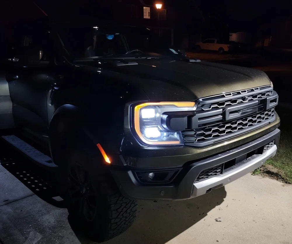 DRL Chips For Ford Ranger T9 2023 2024 Matrix Headlight Daytime Running Light Turn Signal Module Lightsource