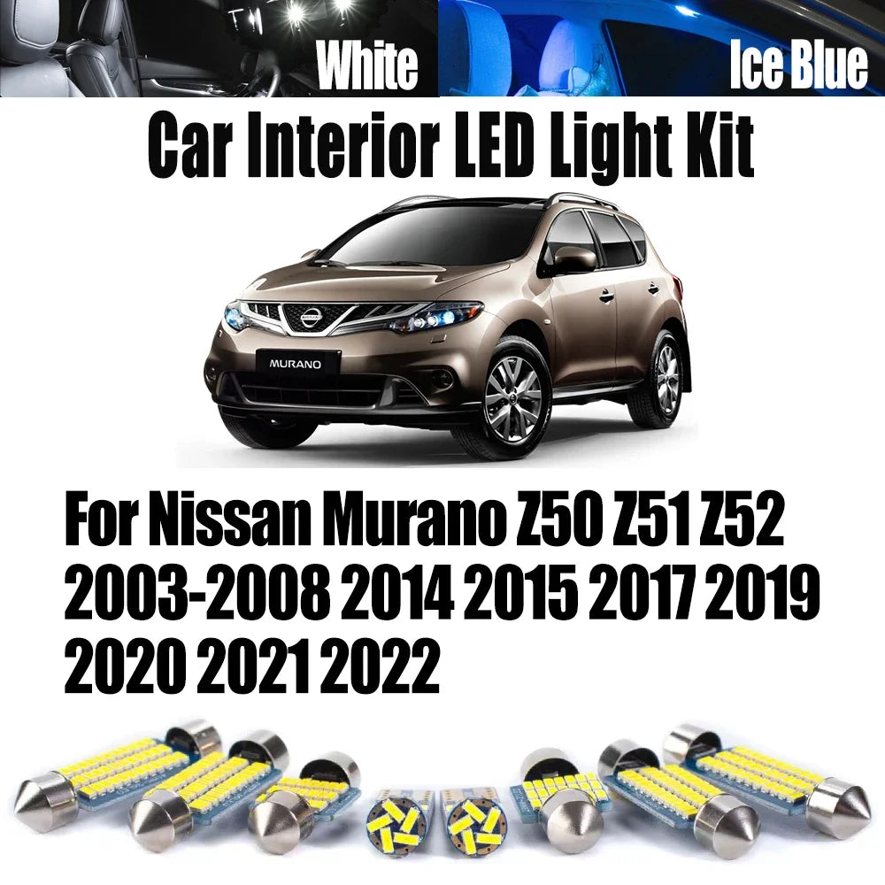 For Nissan Murano Z50 Z51 Z52 2003-2017 2019 2020 2021 2022 Car Accessories Interior Reading Map for Nissan
