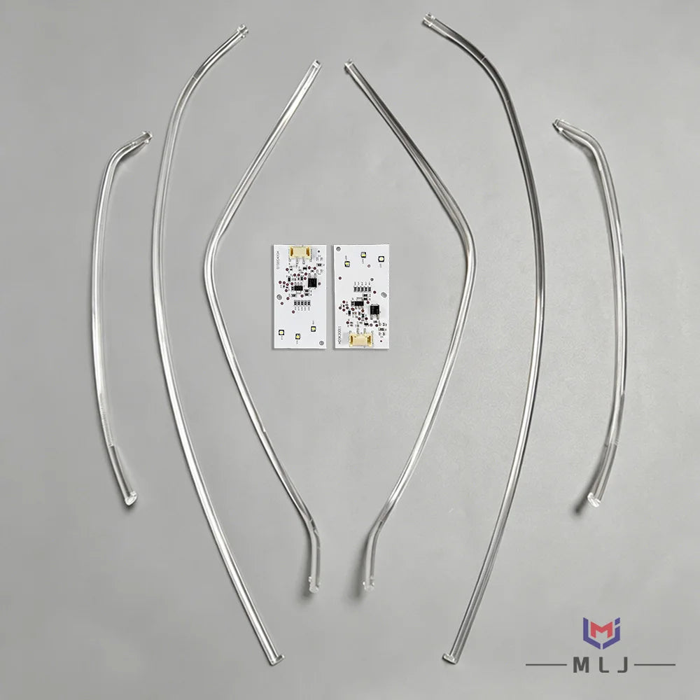 DRL Source Board Chips Headlight Light Guide Strip Tube For Renault Megane IV 2015-2022 Spare Parts for