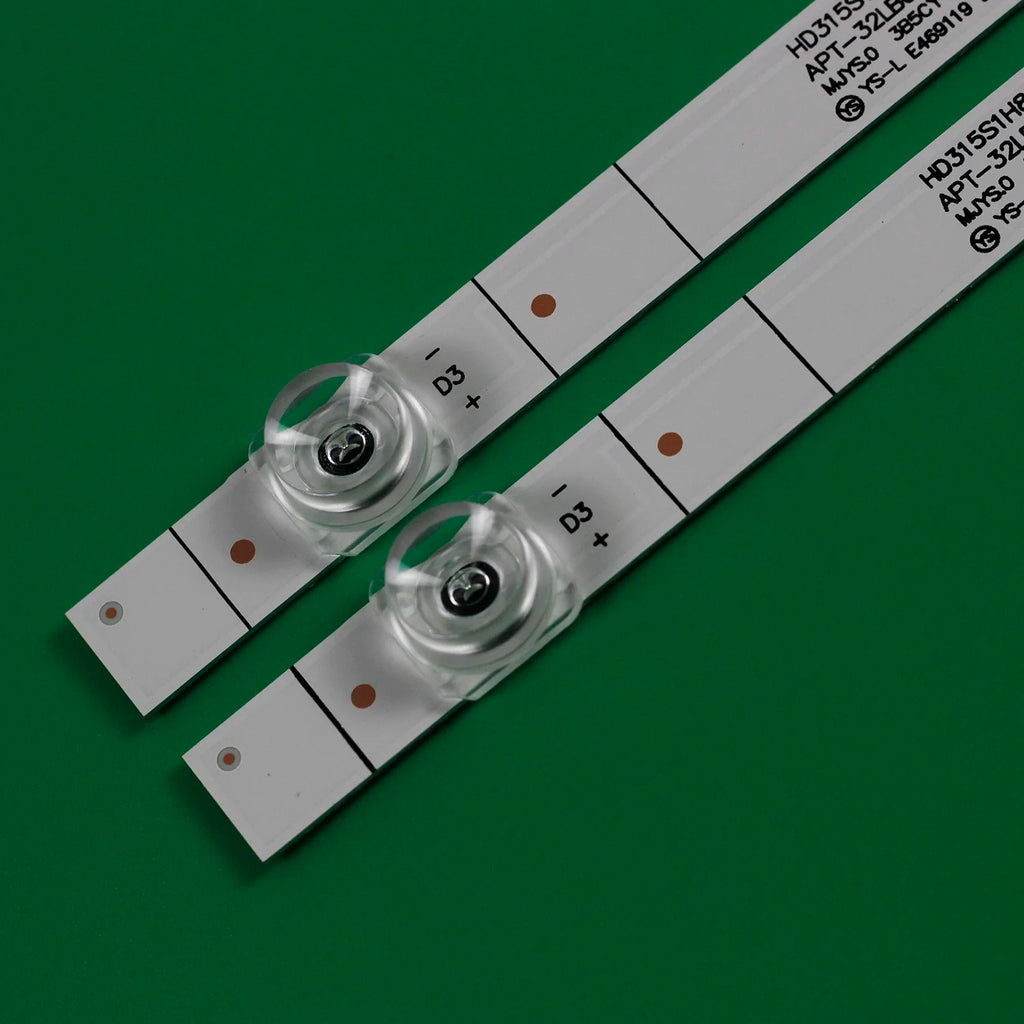 LED Backlight Strip for H32B5600 APT-HXLLB19062 HZ32A35A HZ32E35A HD315S1H81-T0 2X5-15 - Replacement TV