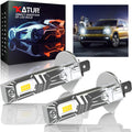 Katur 2Pcs Upgrade H1 LED Headlight Bulb Canbus Nonpolarity 