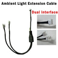 Car Ambient Light Dual Connection Extended Line Can Connect 