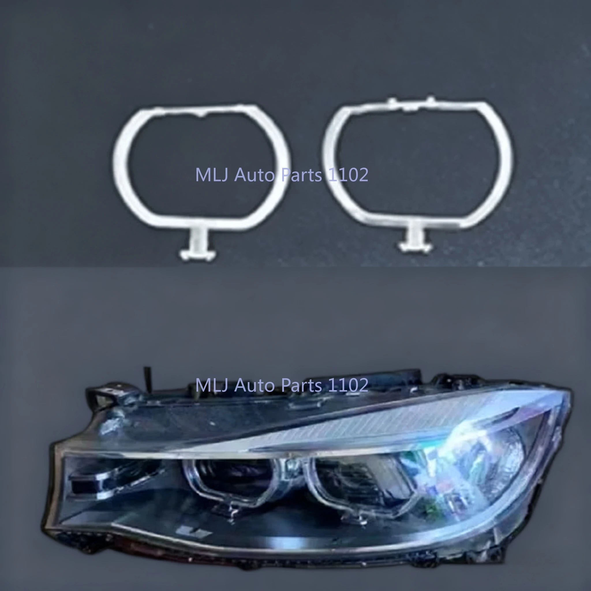 DRL tube suitable for BMW 3 Series GT F34 old model 2013-2015 light guide plate daytime running light bar for