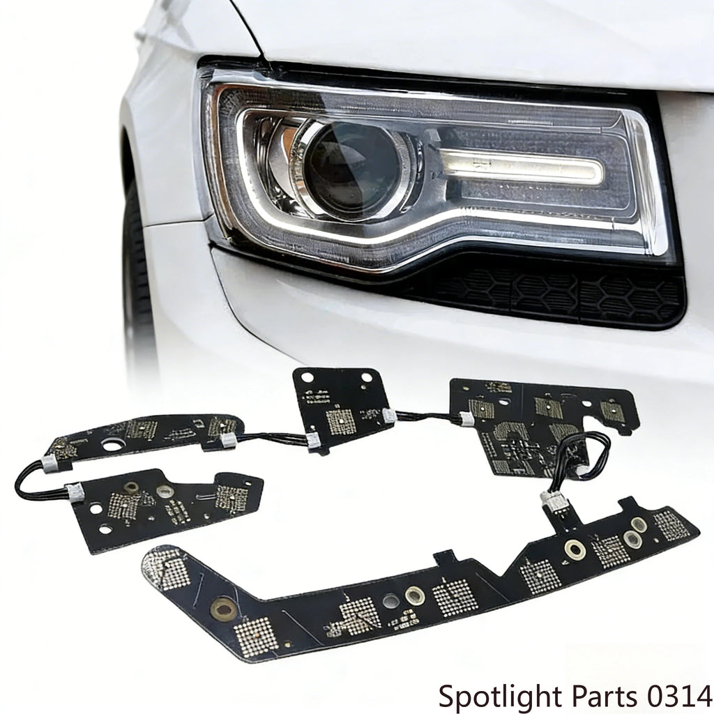 Headlight LED Board Angel Eye Chip Daytime Running Ligtht Car Accessories for JEEP WK2 2014-2021