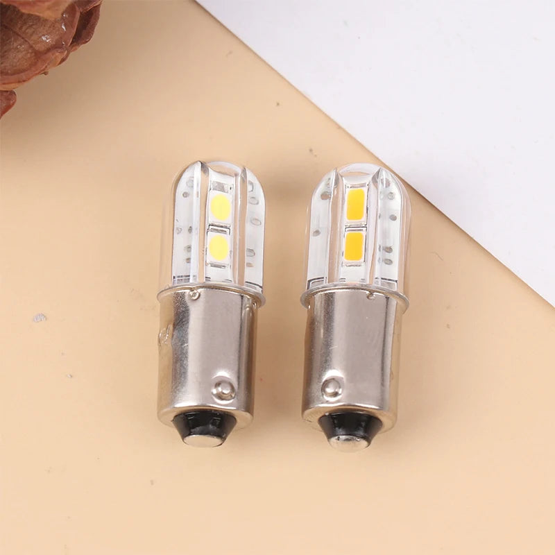 1Pcs BA9S Led Bulb 6V Upgrade Bulbs 4LED Lamp Replacement Fo