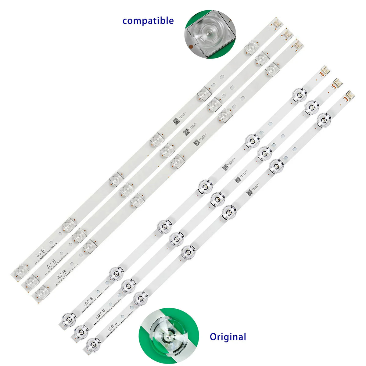 LED Backlight Strip for 15pcs/5set LED backlight strip for 32LB5800 32LB5610 32LB552B 32LF595B 32LB552U