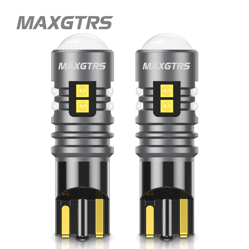 MAXGTRS 2Pcs T10 W5W LED Bulb Canbus No Error 194 168 LED Li