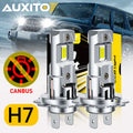 AUXITO M6S H7 Canbus LED Bulbs High-Power Super White Turbo 