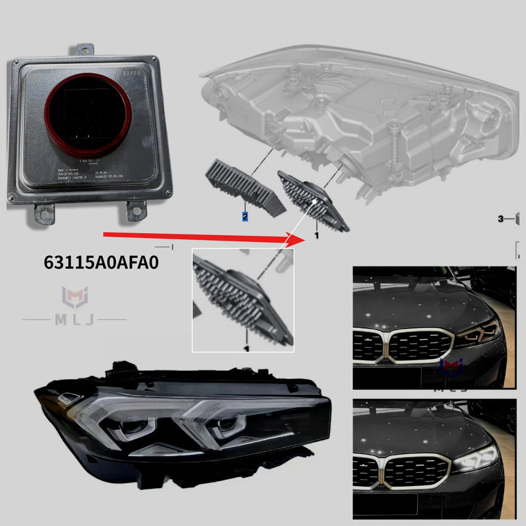 LED Headlight Main Light Ballast DRL Light Control Module Replacement Parts For BMW 3 Series G20 G28
