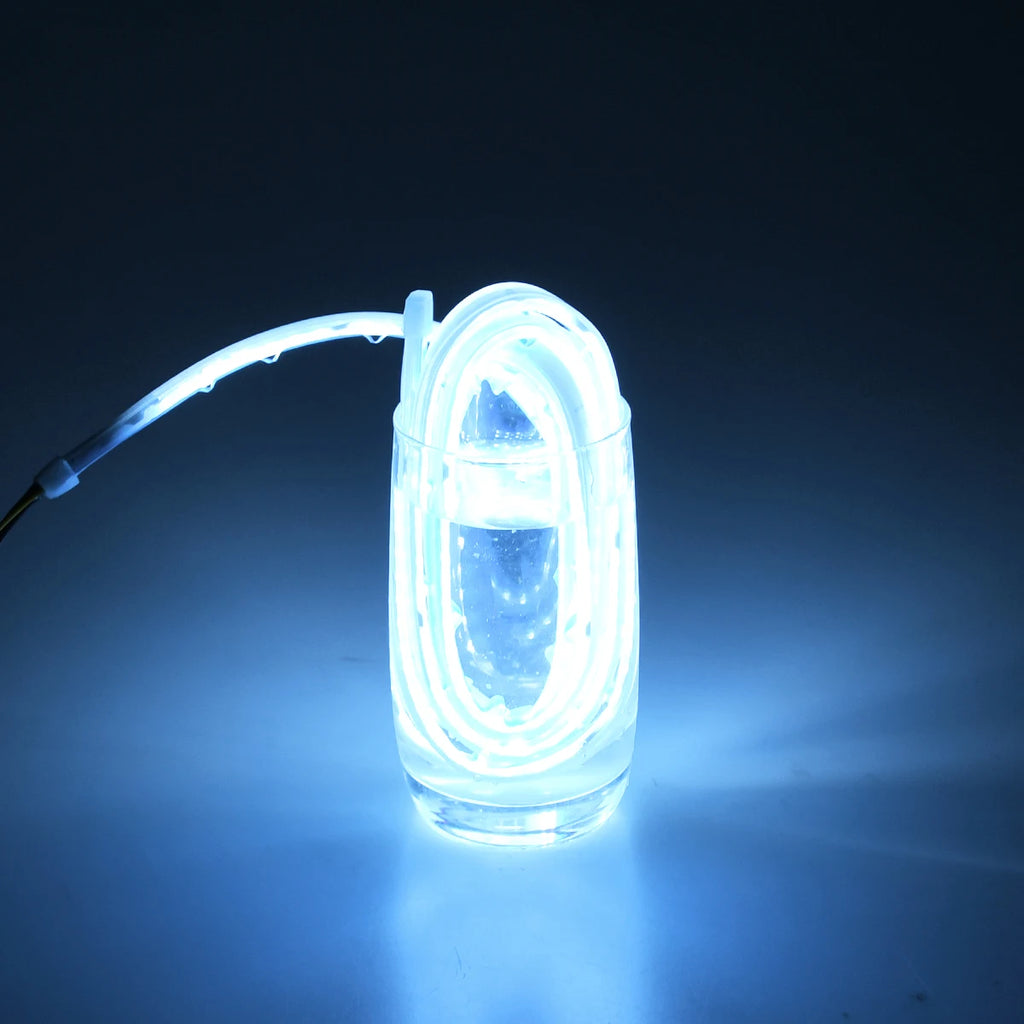 LED Car Hood Decorative Light Strip Start Scan Dynamic Ambie