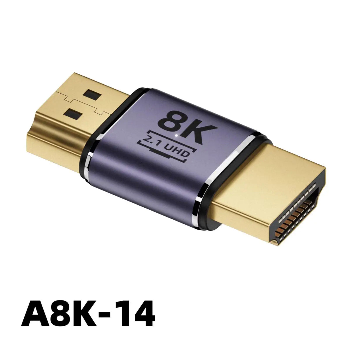 360 Degree Angled U-shaped L Converter Mini HDMI Male to HDMI-compatible 2.1V Female Extension 4K 5K 3D UHD 8K 60Hz Adapter