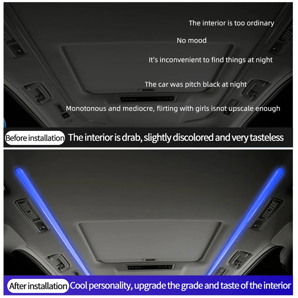 150cm Sunroof LED Strip Symphony Ambient Lamp RGB Car Roof P
