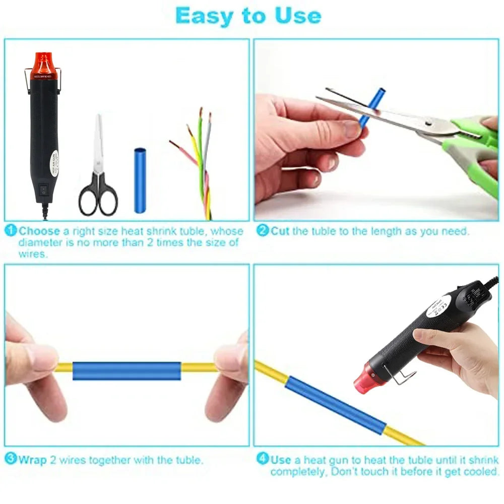 2 1 Shrinkable Wire Shrinking Wrap Tubing Wire Connect Cover
