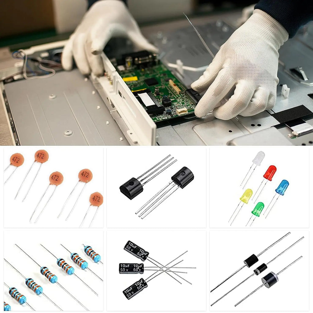 1500Pcs Electronic Components Starter Kit Resistor Capacitor