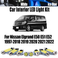 Bulbs For Nissan Elgrand E50 E51 E52 1997- 2020 2021 2022 Car Accessories for Nissan E51 E52 E50