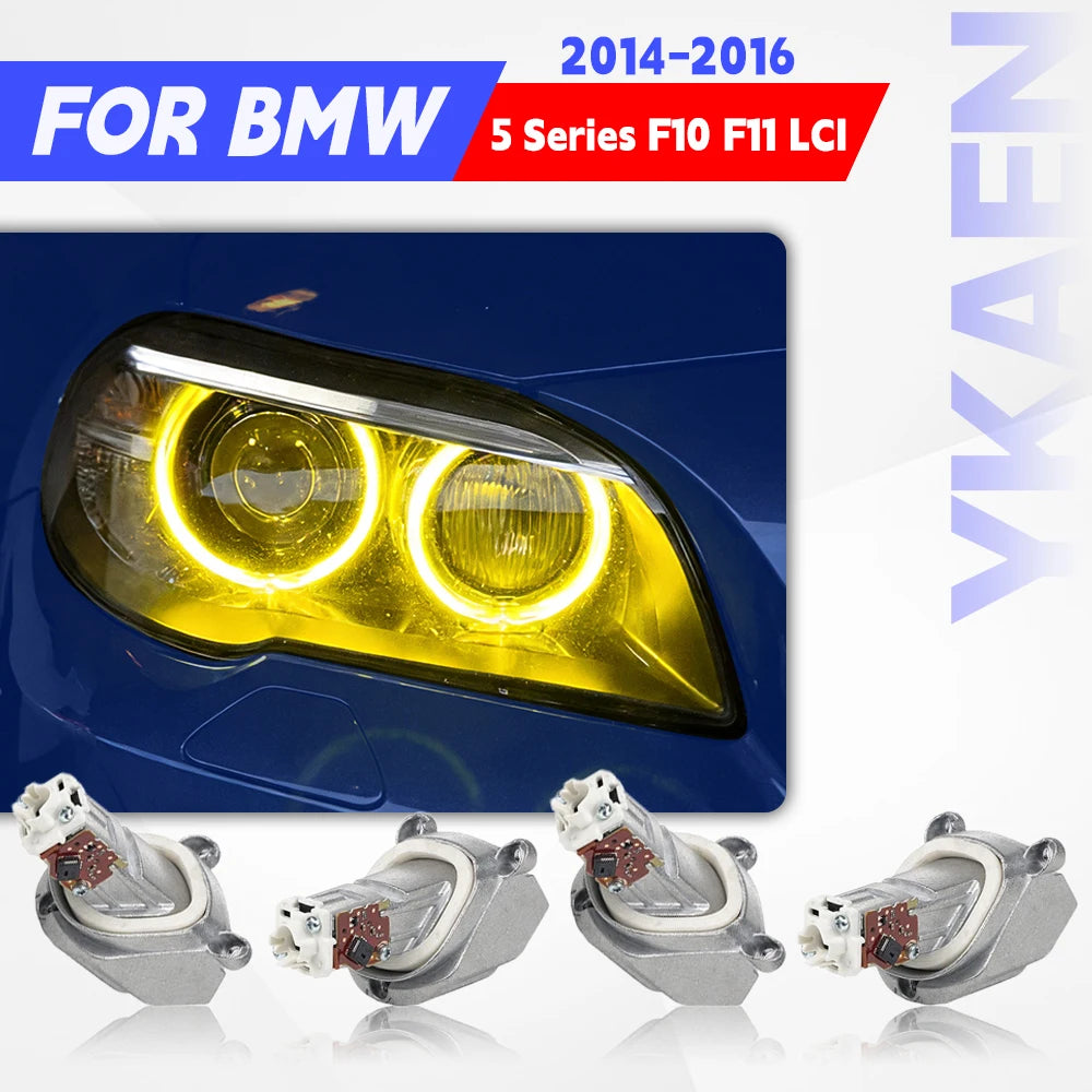 Angel Eye DRL Module 63117343876 For BMW 5 Series F10 F11 LCI 2014-2016 Headlight Daytime Running Light Red