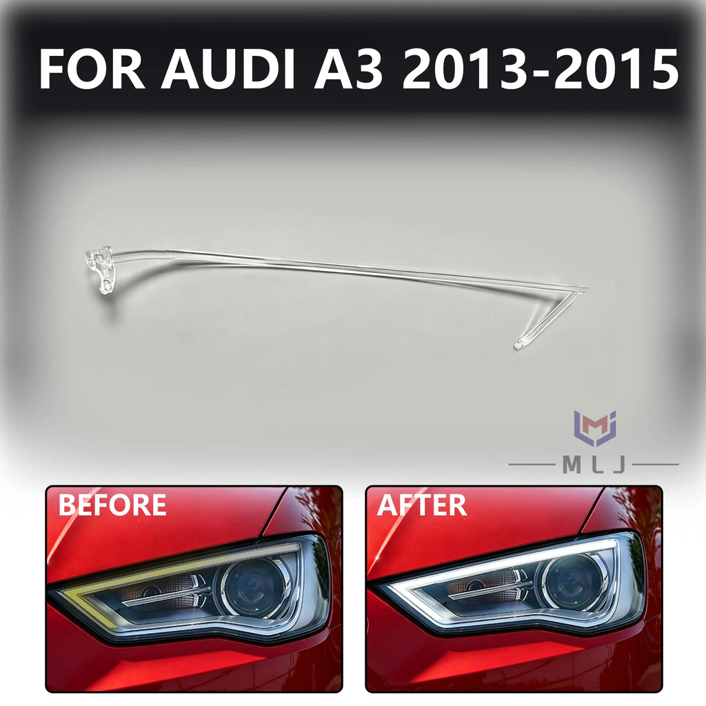 Angel Eye For Audi A3 DRL Headlight 2013-2015 Light Guide Plate Light Guide Strip Bar DRL Tube Daytime