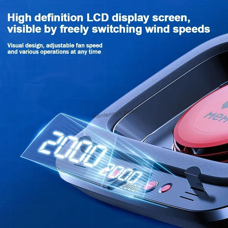 MEMO FL08 7 Angle Adjustable Notebook Powerful Fan Cooling P