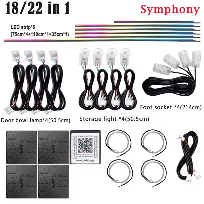 18/22 in 1 Atmosphere Light Parts Main/Sub Controller Speake