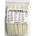 0201 0402 0603 0805 1206 1210 2512 Resistor Kit 33 ValuesX20 660PCS Pack Sample Kit Assorted 1K 10 150R 330 470 1.8 3 4.7k 5.1k