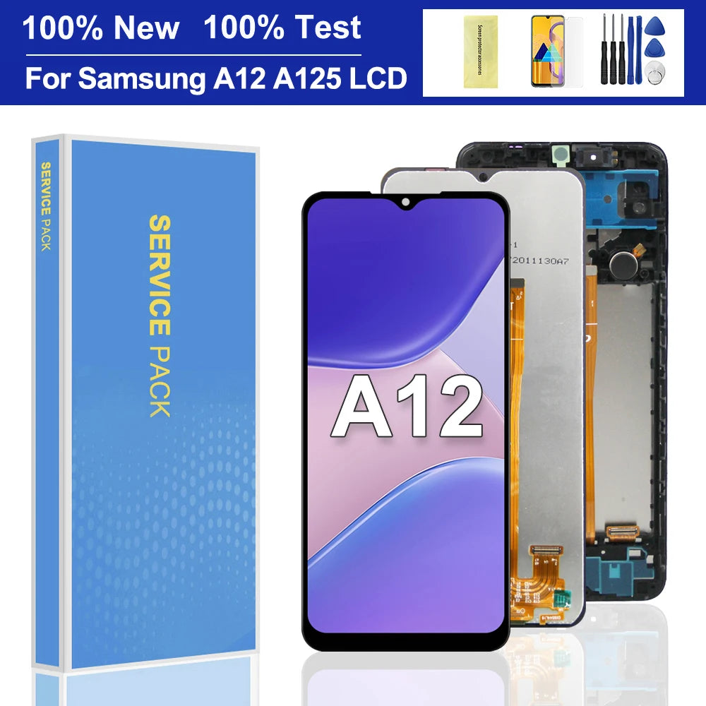 High Quality For Samsung Galaxy A12 A125F A125F/DS Display L