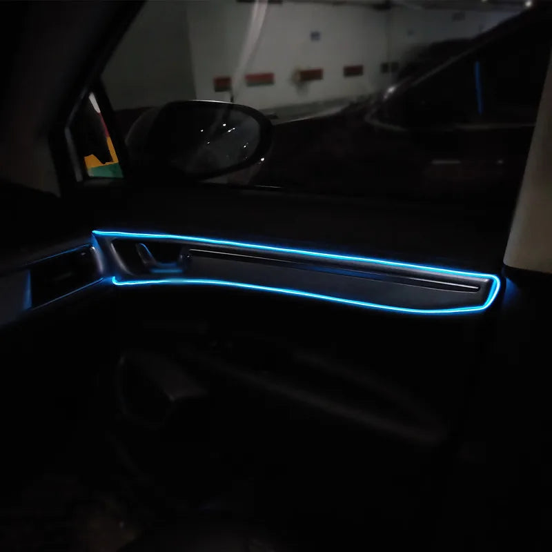 Car Interior Decorative Lamps Strips Atmosphere Lamp Cold Li
