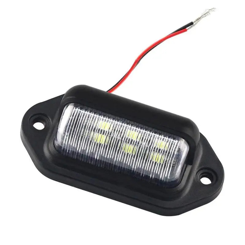 6 LED Car License Number Plate Light For SUV Truck Trailer V
