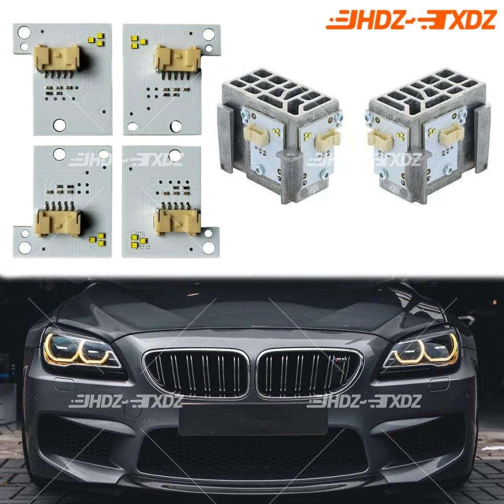 Angel Eye DRL LED Boards Yellow Amber Blue Red For BMW F12 F13 M6 F06 Gran Coupe LCI 650i 2016-2019 Daytime