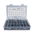 510Pcs/lot 24 Values10V/16V/25V/50V (0.1uF 1000uF)Electrolyt
