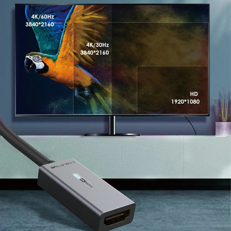 CABLETIME Mini DisplayPort to HDMI Adapter 4K 60HZ Mini DP t