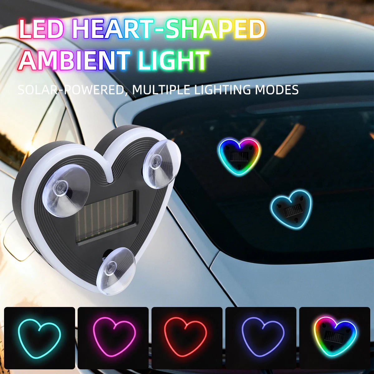 Universal Solar Atmosphere Light Heart-shaped Dynamic Gradie