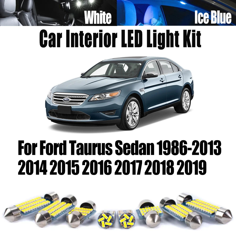 Bulb For Ford Taurus Sedan 1986-2015 2016 2017 2018 2019 Trunk Lamp LED Interior Map Dome Light Kit for Ford