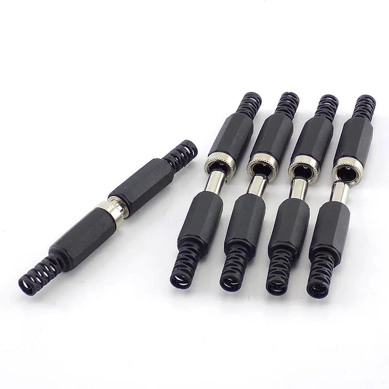 5pcs 10pcs DC female male Power Plug 5.5mm x 2.1mm Male Fema