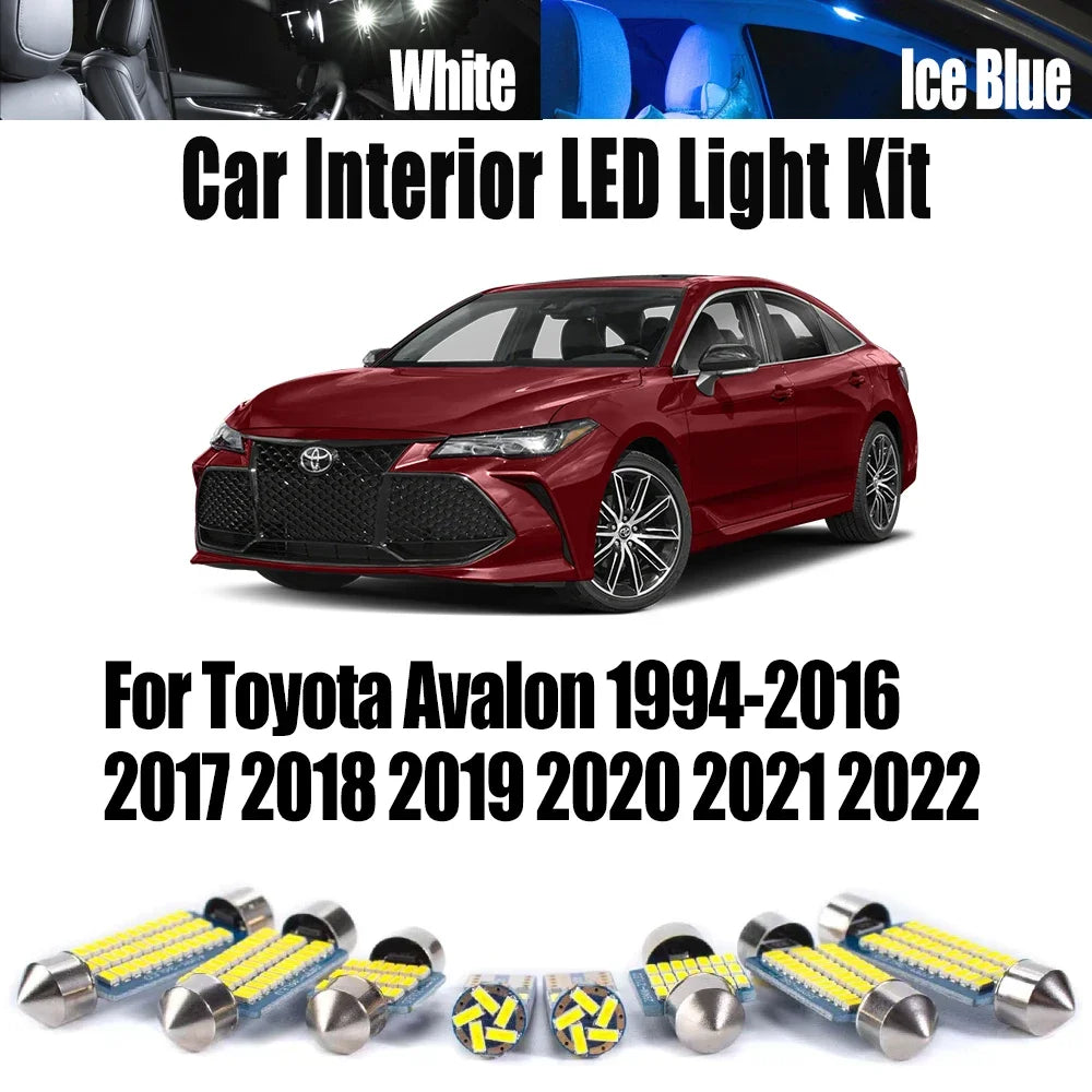 LED Interior Map Reading Light Kit Car Accessories For Toyota Avalon 1994- 2018 2019 2020 2021 2022 for