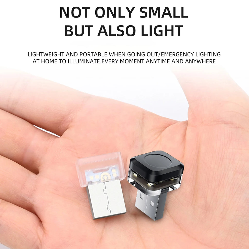 1pcs Mini USB LED Car Light Decoration Atmosphere Lights Uni