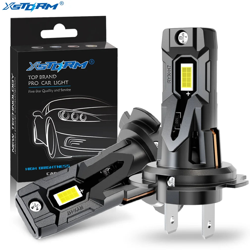 XSTORM H7 LED Headlight Bulbs 120W 30000LM H7 LED Light Auto