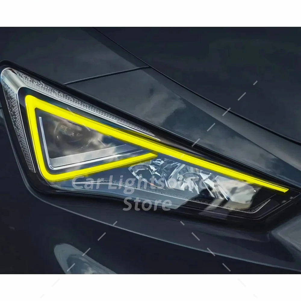 DRL LED Boards Angel Eyes For SEAT Leon MK4 Cupra 2020-2023 5FJ941475 Car Headlight Daytime Running Light