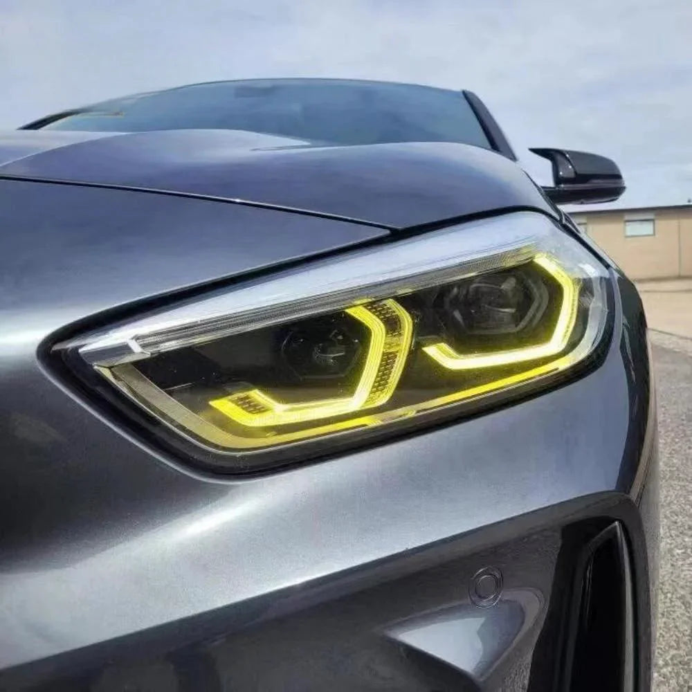 Angel Eye DRL For 2019 2020 2021 2022 2023 BMW 1 2 Series F40 118i F44 228IX M235IX LED Headlight Daytime
