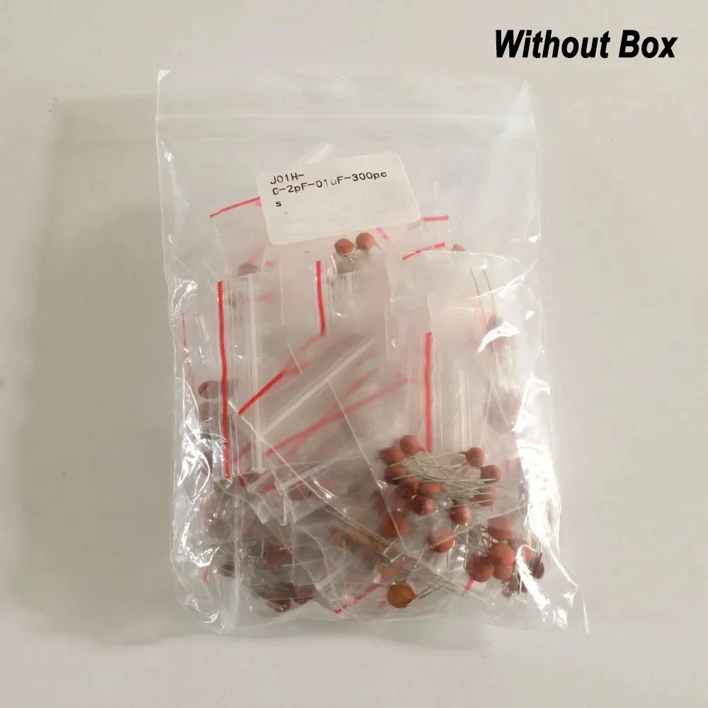 300/960PCS Ceramic capacitor kit 2pf 0.1UF 24 / 30values Cap