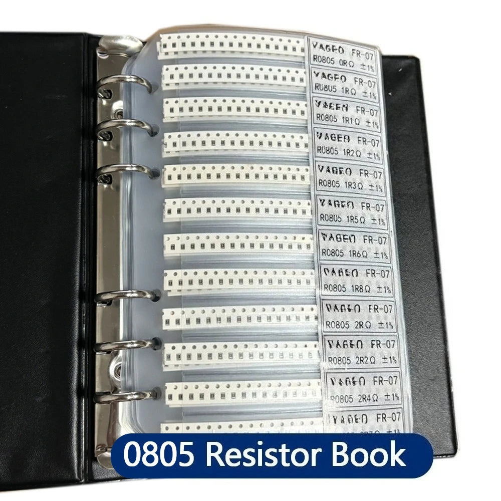 Resistor Kit SMD Book 0805 Resistor Assortment Kit 0201 0402