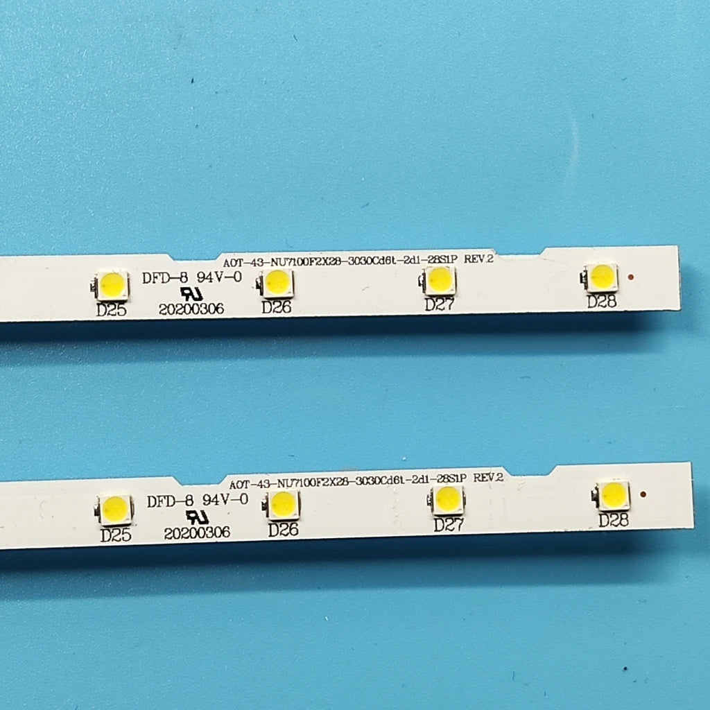 LED Backlight Strip for UE43N5570AU UE43NU7192U UE43RU7092 UN43NU7100 UE43NU7100 UE43NU7120 UE43NU7170