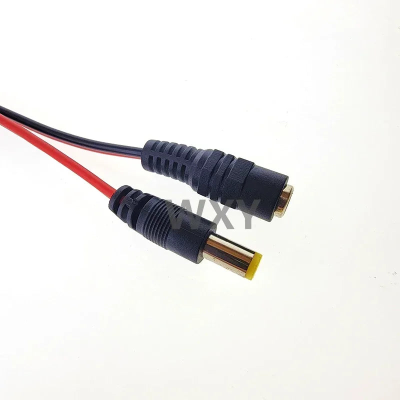 5pcs 10pcs 5.5x2.1 MM Male Female Plug 12V DC Power Pigtail 
