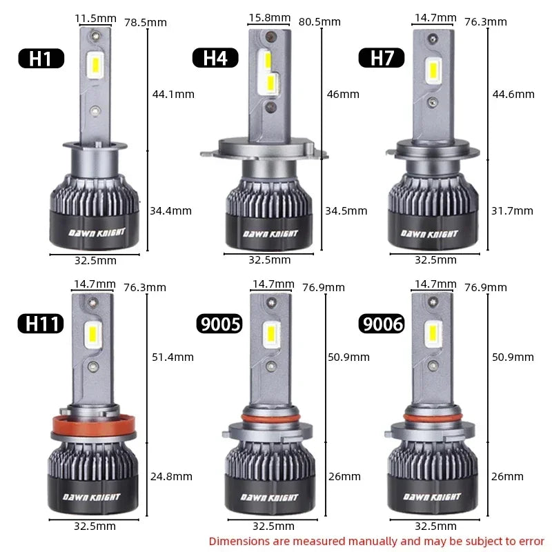 DAWNKNIGHT K5C MINI H7 H11 5000K Led headlight Bulb H11 H1 H