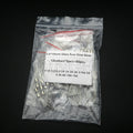 12values 5pcs 60pcs 3.6 10mm Glass fuse Slow blow 250V 3.6x1
