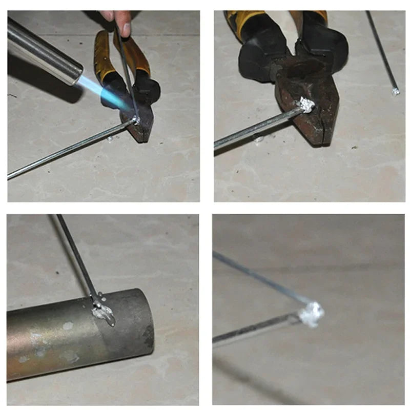 10pcs No Need Solder Powder Aluminum Welding Rod Brazing Low