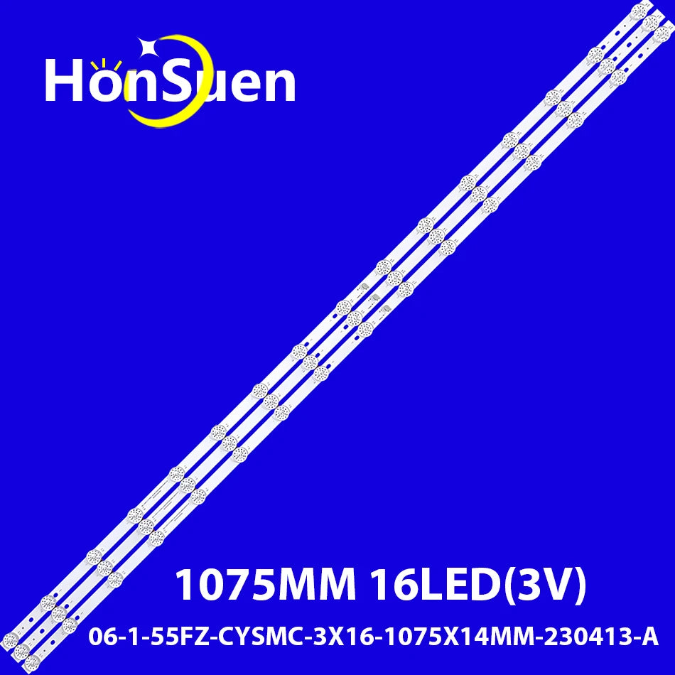 LED Backlight Strip for 16 Lamps LED backlight strip for 55S515D Haier 55 Smart TV S3 H55K7UG