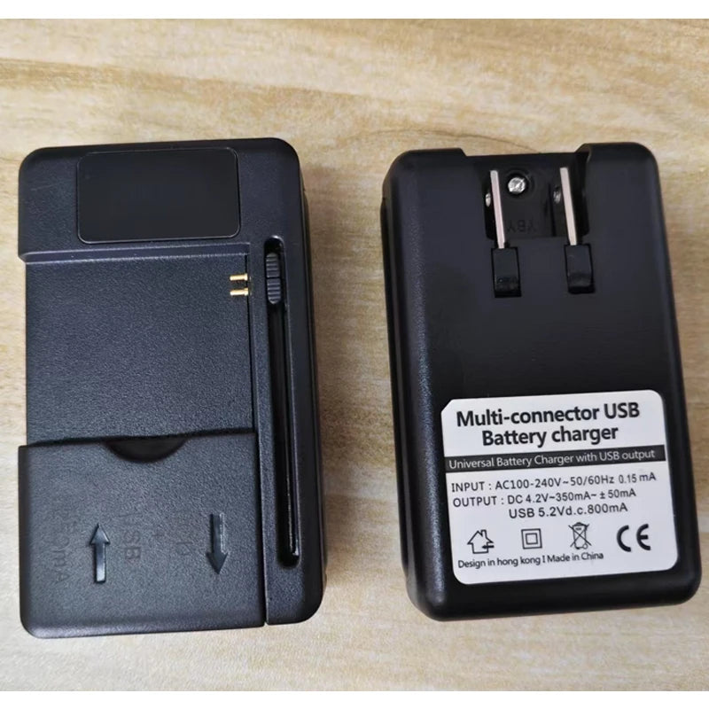 Universal 2 in 1 LCD Indicator Mobile 32-55mm Battery Charge