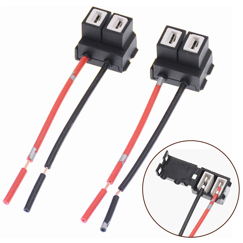 2pcs Socket Adapter Wiring Harness Sockets Car Wire Connecto